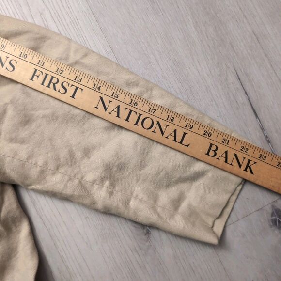 Tommy Bahama Linen Blnd Unstructured SportCoat Blazer Mens XL Beige Suit Jacket - Picture 4 of 5